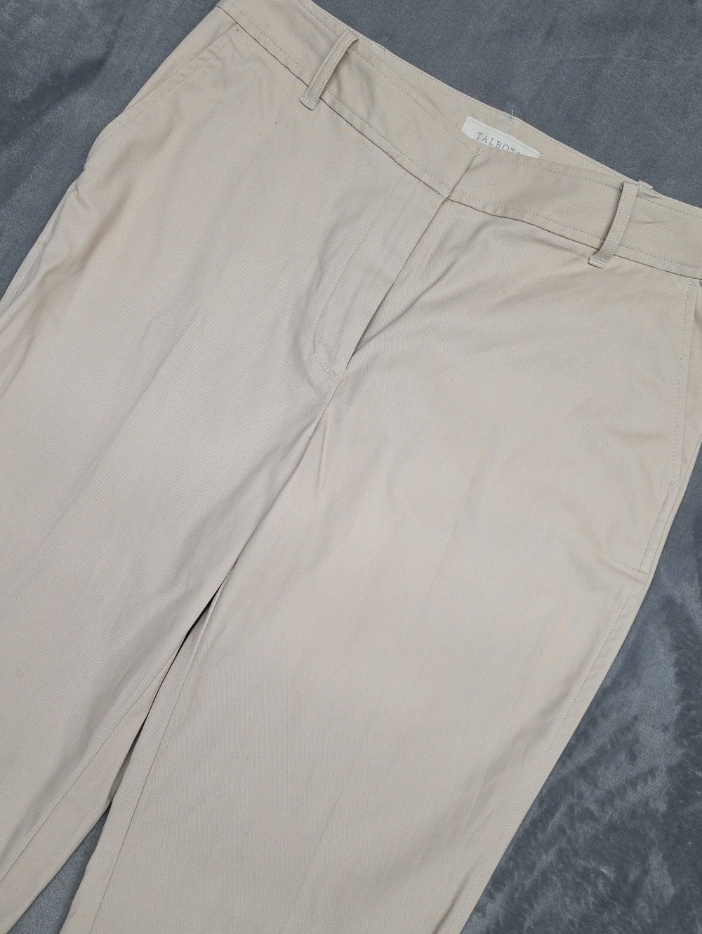 Talbots 6 Stone Cropped Straight-Leg Pants